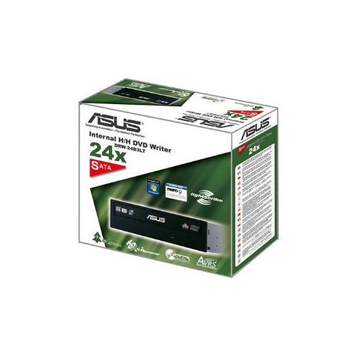 Asus DRW-24B3LT DVD-RW zapisovalnik, SATA, LightScribe, črn