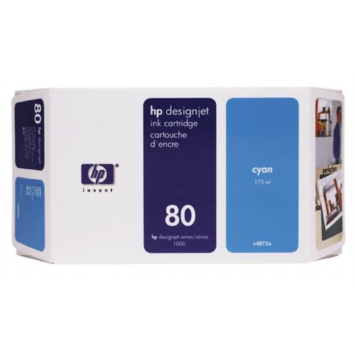 ČRNILO HP 80 CYAN ZA DSJ 1xxx, 175ml C4872A