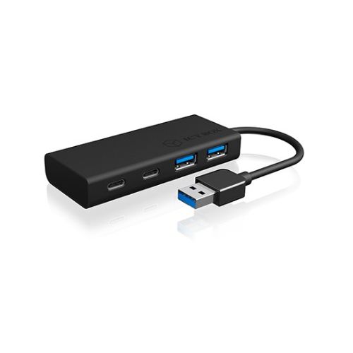 ICY BOX IB-HUB1426-U3 USB 3.0 HUB 4-Port 2xUSB-C; 2xUSB 3.0 | Enaa