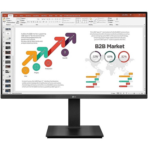 Monitor LG 27BP450Y-B, 68,6 Cm (27), 1920x1080 FHD, IPS, 5ms, HDMI, DP ...