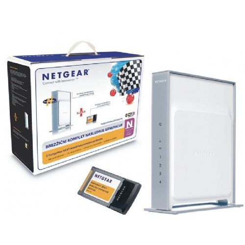 NETGEAR WNR834BUN brezžični N 300Mbps komplet