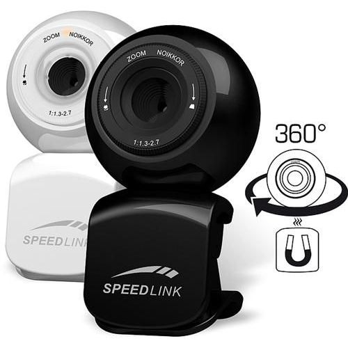 Speedlink spletna kameraMAGNETIC 1,3 Mpix SL-6840-SWT