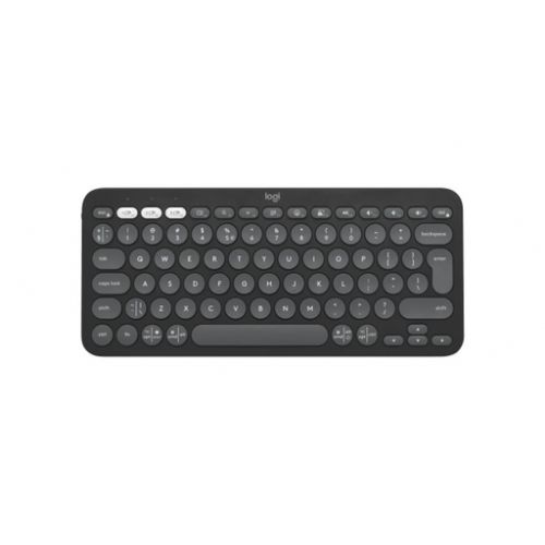 Tipkovnica Logitech Pebble Keys 2 K380s Multi-Device, grafitna, SLO g.