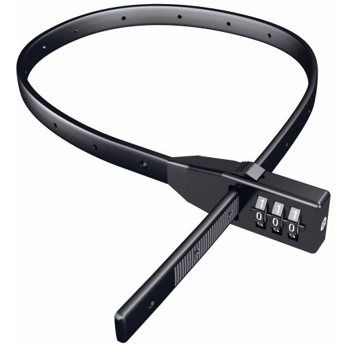 Basi KBS 50 ključavnica za kabelsko vezico  črna  ključavnica s številčnico