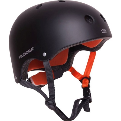 Čelada Hudora za skejterje (črna, velikost 56-60 cm)