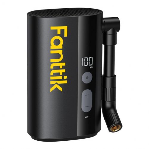 Kolesarska tlačilka Fanttik X9 Ace, 150 PSI, baterija 5000 mAh, električno polnjenje pnevmatik, črne barve