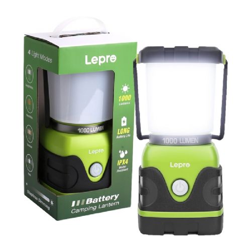Kamping svetilka LEPRO 3300002 s 1000 lumni na baterije