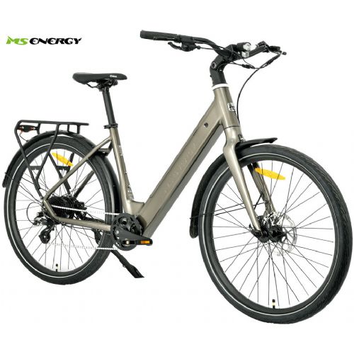 Električno kolo MS Energy ZORYA, 27,5" (69,85 cm), 250 W Ananda motor, 360 Wh baterija, do 70 km, Shimano Altus 8 prestav, TEKTRO disk zavore, LCD, bronaste barve