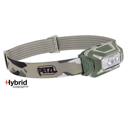 Naglavna svetilka Petzl ARIA 1 RGB, svetlo rjava/zelena (E069BA01)