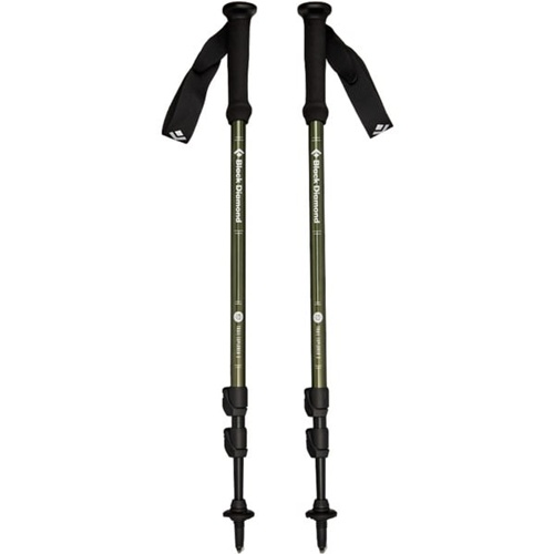 Pohodne palice Black Diamond Explorer 3, 1 par, 100 do 140 cm, črna