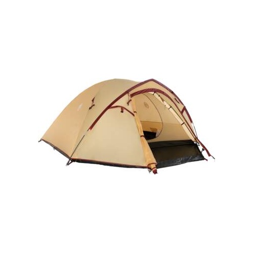 Poletni šotor Coleman Darwin 4 Plus  (bež/temno rdeč)