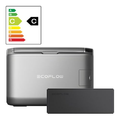 Komplet: Prenosni hladilnik EcoFlow Glacier 55L + baterija 298 Wh.