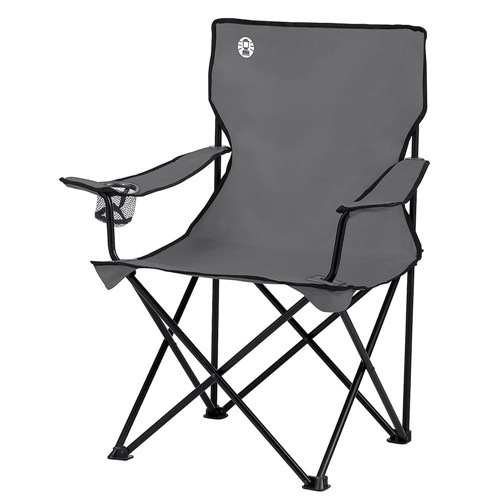 Stol za kampiranje Coleman Quad Chair, siva/črna (1793590)