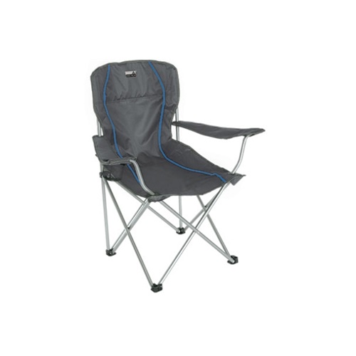 Stol za kampiranje High Peak Camping Chair Salou, siva/modra (44108)