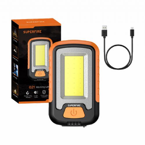 Delavniška svetilka Superfire G21, 650lm, USB