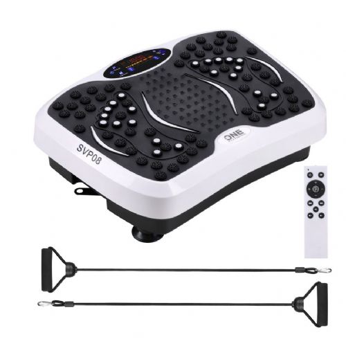 Vibrirna vadbena plošča SVP08, 200 W, Bluetooth, 120 stopenj hitrosti, do 150 kg