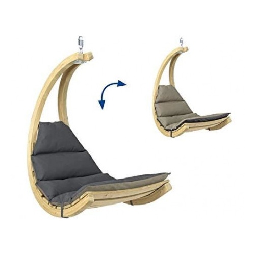 Viseči stol Amazonas Swing Chair Anthracite AZ-2020450, do 120 kg, poliakril, antracit