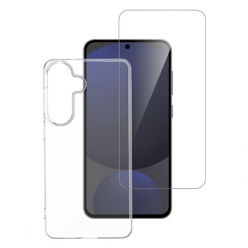 4smarts 360 zaščitni komplet za Samsung Galaxy S26 - prozoren