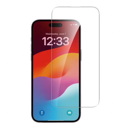 4smarts drugo steklo z okvirjem za montažo za iPhone 15