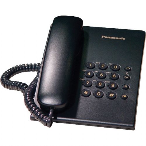 Telefon Panasonic KX-TS500FXB ČRN