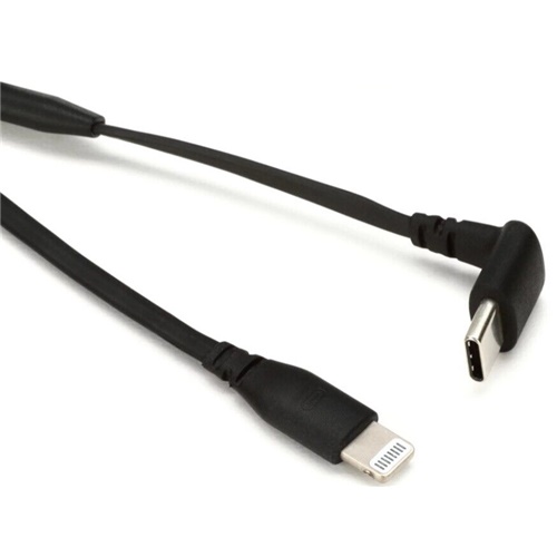 Adapterski kabel Rode Microphones USB-C konektor 90° > Lightning, 30 cm, črna (400830089)