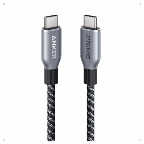 Podatkovni kabel Anker Prime USB-C na USB-C, 24-pinski, 0,9 m, hitro polnjenje, okrogli