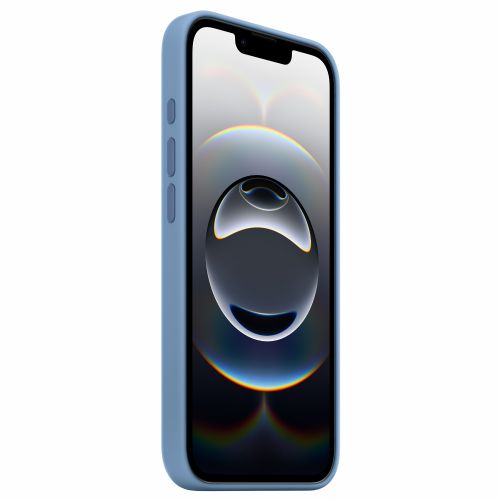 Silikonski ovitek za APPLE iPhone16e, zimsko moder