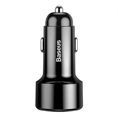 Avtopolnilec Baseus Magic 2x USB QC 3.0 45W (črn)