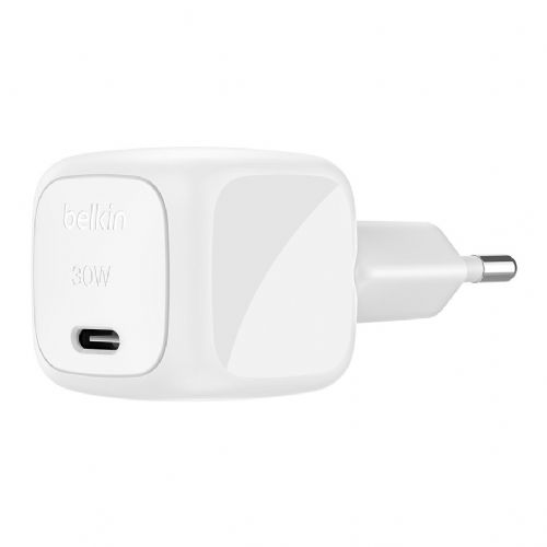 Belkin USB-C napajalnik, bel, USB-C, 30 W