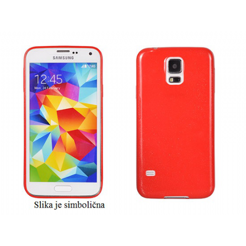Candy tanek silikonski ovitek (0,3) za Samsung Galaxy A5 2017 A520 - rdeč