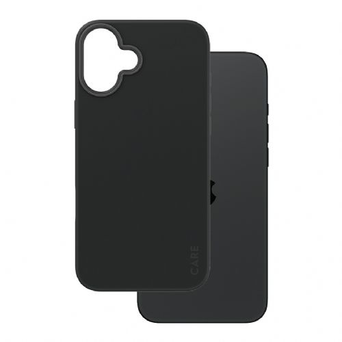 Ovitek CARE by PanzerGlass Fashion z MagSafe za iPhone 16 Plus, črn
