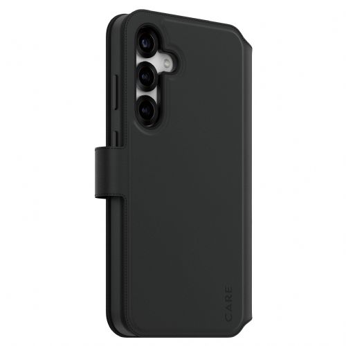 Preklopni ovitek CARE by PanzerGlass Feature Tango 2-v-1 za Galaxy S25 Plus, črn