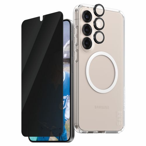 Zaščitni paket CARE by PanzerGlass 3 v 1 za Samsung Galaxy S25 Plus, prozoren