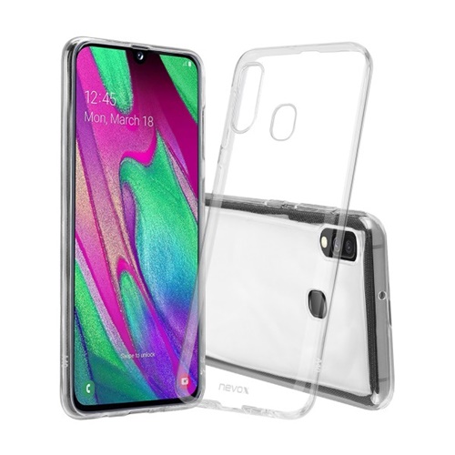 Etui za pametni telefon Nevox StyleShell Flex, za Samsung Galaxy A41, prozorna