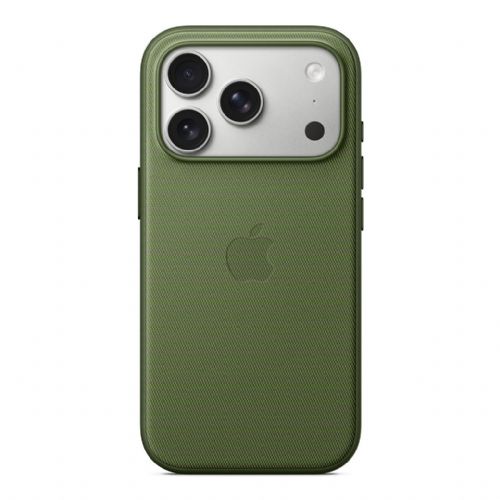 Funkcionalni ovitek iz blaga za iPhone 17 Pro z MagSafe (zelen)