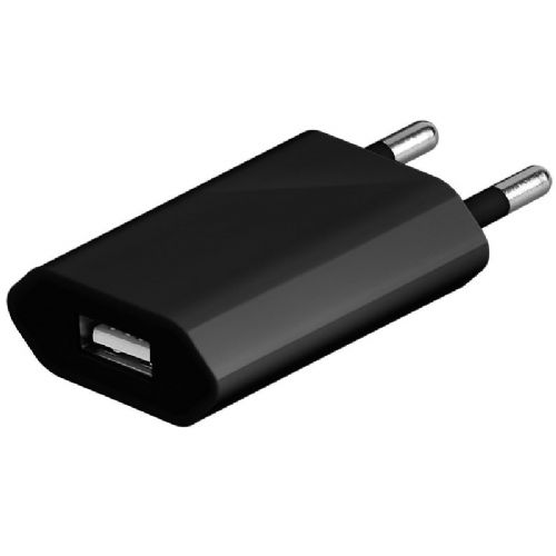 GOOBAY Slim USB 1A črn polnilec