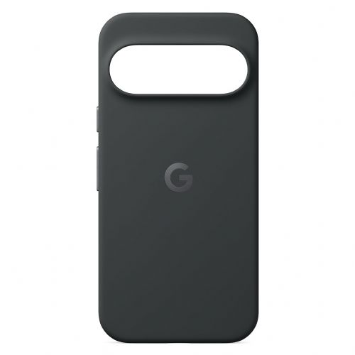 Ovitek za telefon Google Pixel 10/10 Pro obsidian, črna, mikrovlakna/silikon, zaščita pred kapljanjem, brezžično polnjenje, 42 % recikliranih materialov