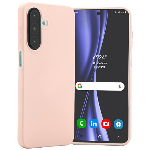 Goospery Soft Feeling silikonski ovitek za Samsung Galaxy A26 - bež