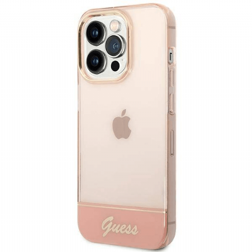 GUESS GUHCP14XHGCOP ovitek za iPhone 14 Pro Max - roza