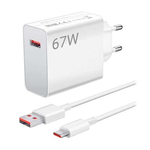 Hišni polnilec Xiaomi 67W Hyper Charge Combo (Type-A) EU