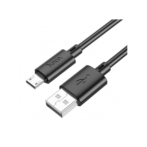 Podatkovni kabel Hoco X88 1m, USB-A na MicroUSB, 18W, 2,4A, črn, PVC
