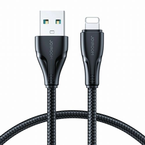 Joyroom kabel USB Lightning 1,2m črn pleten A11