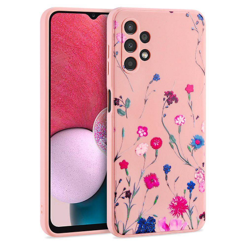 Liquid silikonski ovitek Pomlad za Samsung Galaxy A34  - roza