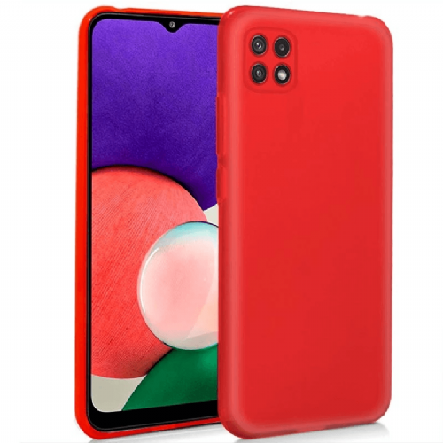 Liquid silikonski ovitek za Samsung Galaxy A22 A226 5G  - rdeč