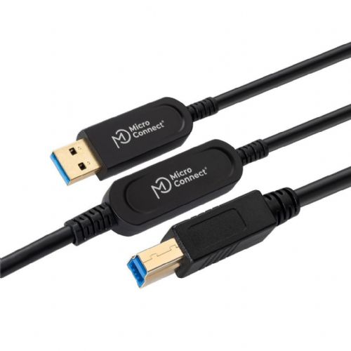 MicroConnect Optični kabel USB A-B 3.0, 25m 10Gbps, AOC