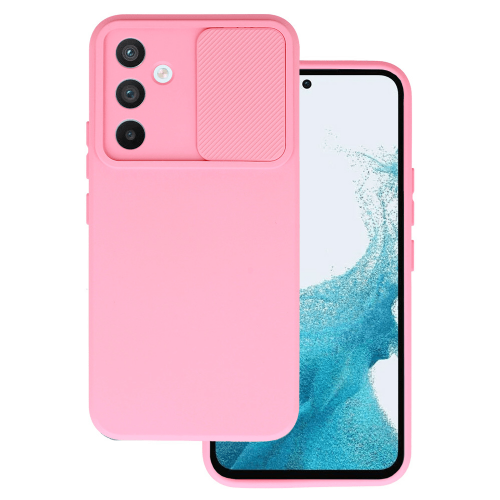 Onasi Lens Cover silikonski ovitek zaščita za Samsung Galaxy A14 - roza