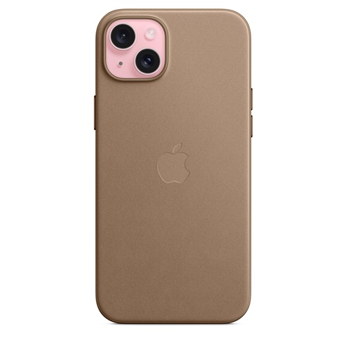 Ovitek za telefon Apple, za iPhone 15 Plus, z MagSafe, rjava
