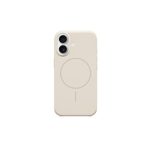 Ovitek za telefon Apple, za iPhone 16, kremna