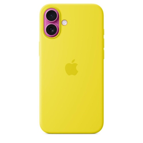 Ovitek za telefon Apple, za iPhone 16 Plus, rumena