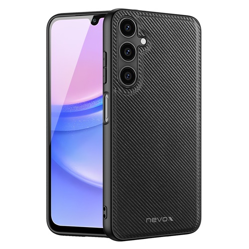 Ovitek za telefon Nevox StyleShell Nylo, za Samsung Galaxy A15, črna